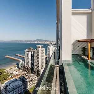 Mhfbs - Edificio Moderno C/ Piscina Vista Mar Em Apartamento Itapema